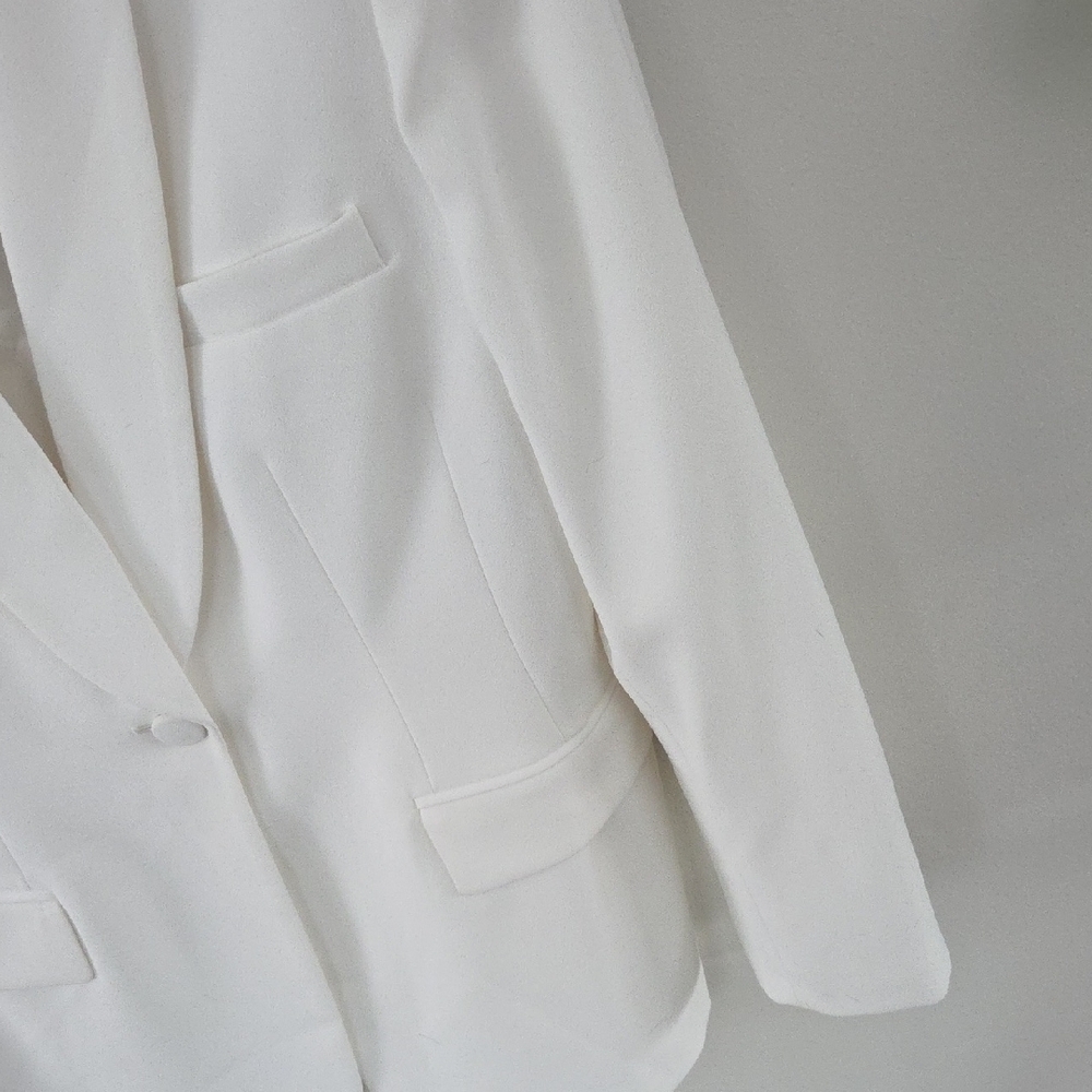Zara Classic Cream Blazer NWT - Picture 2 of 8